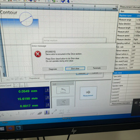 OptiPro OptiTrace 5000 Profilometer