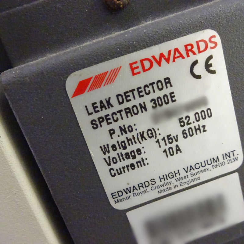 Edwards Spectron 300 E Leak Detector