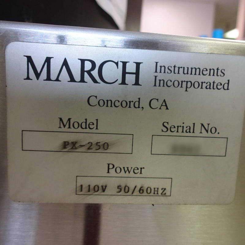March PX 250 Plasma Treatment System