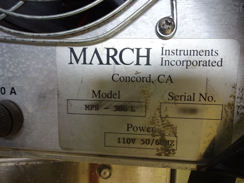 March PX 250 Plasma Treatment System