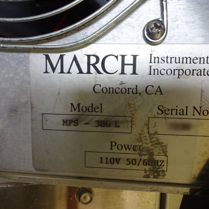 March PX 250 Plasma Treatment System