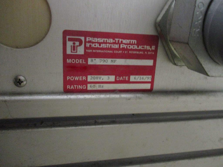 Plasmatherm 790 RIE-PECVD (Reactive Ion Etcher - Plasma-Enhanced Chemical Vapor Deposition)