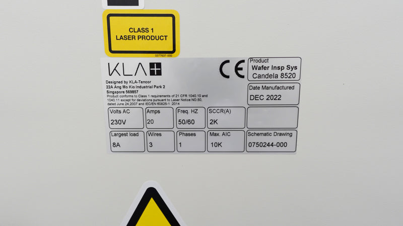 KLA Candela 8520 Wafer Inspection System