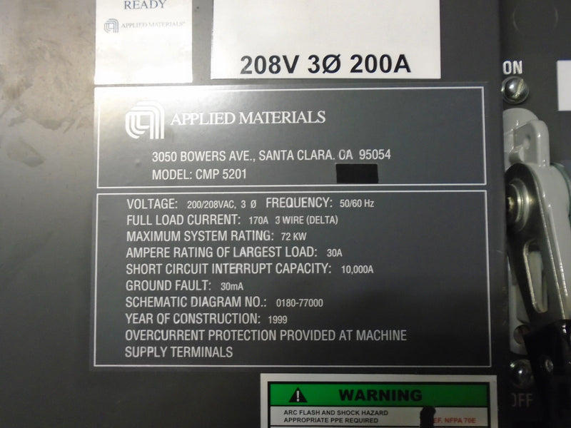Applied Materials Mirra CMP (Chemical Mechanical Polisher)