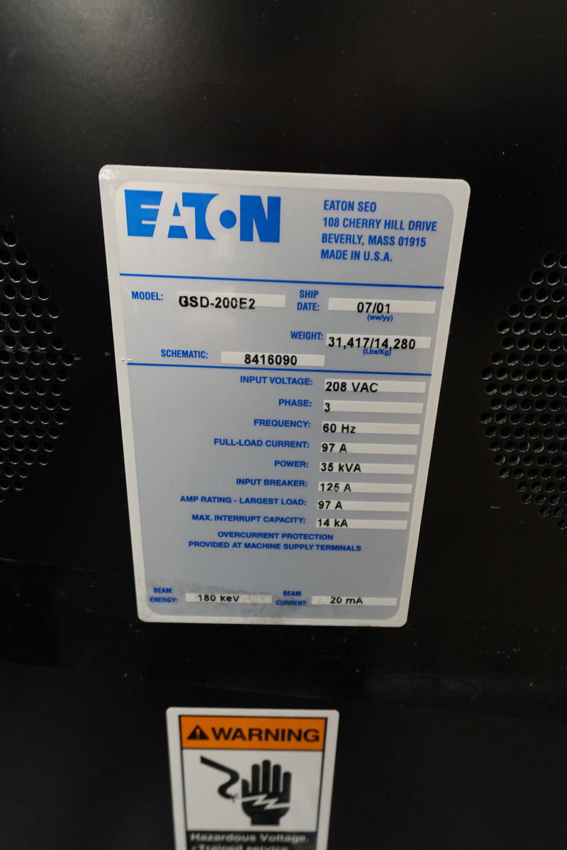 Axcelis GSD 200 E 2 Ion Implanter