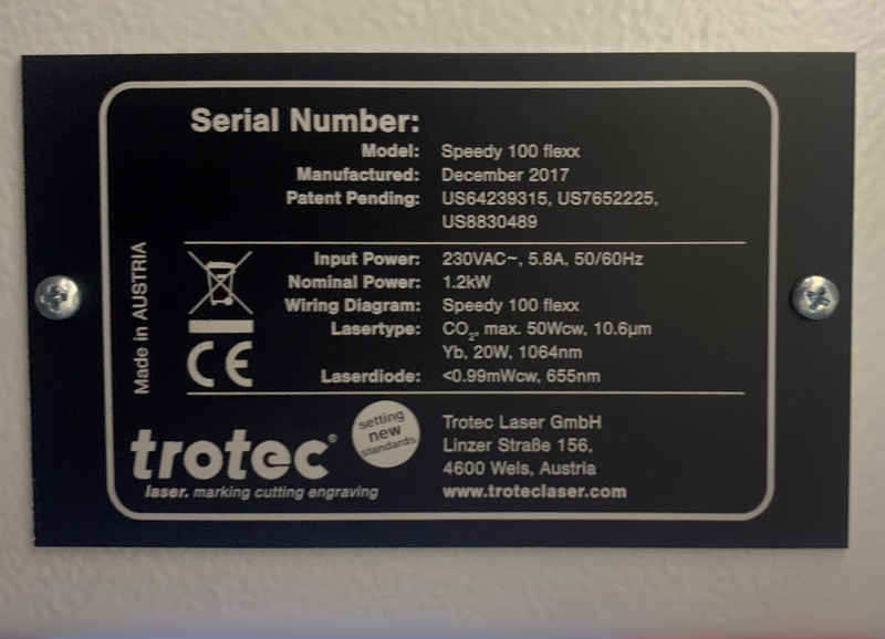 Trotec Speedy 100 Fiber