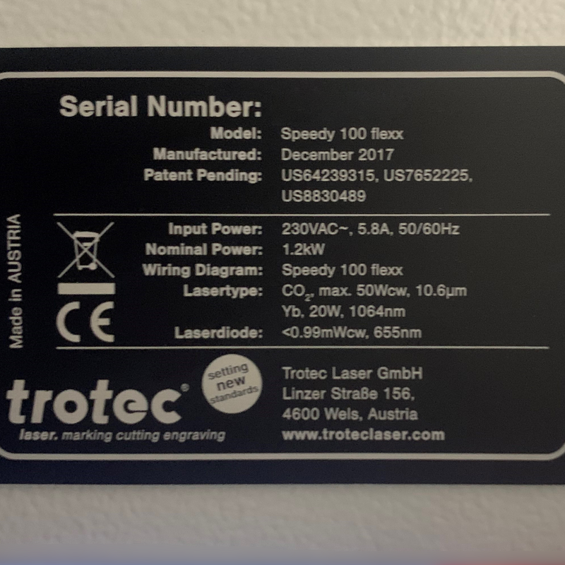 Trotec Speedy 100 Fiber