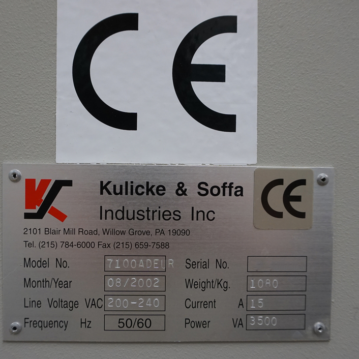 K&S 7100 AD Dicing Saw