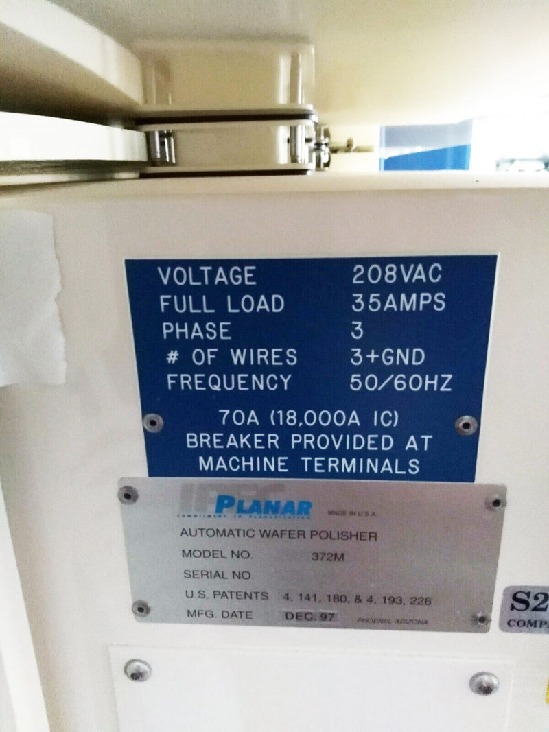 Speedfam 372 M Automatic Wafer Polisher