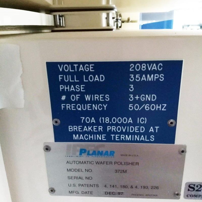 Speedfam 372 M Automatic Wafer Polisher