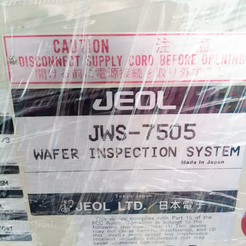 Jeol JWS 7505 Wafer Inspection System