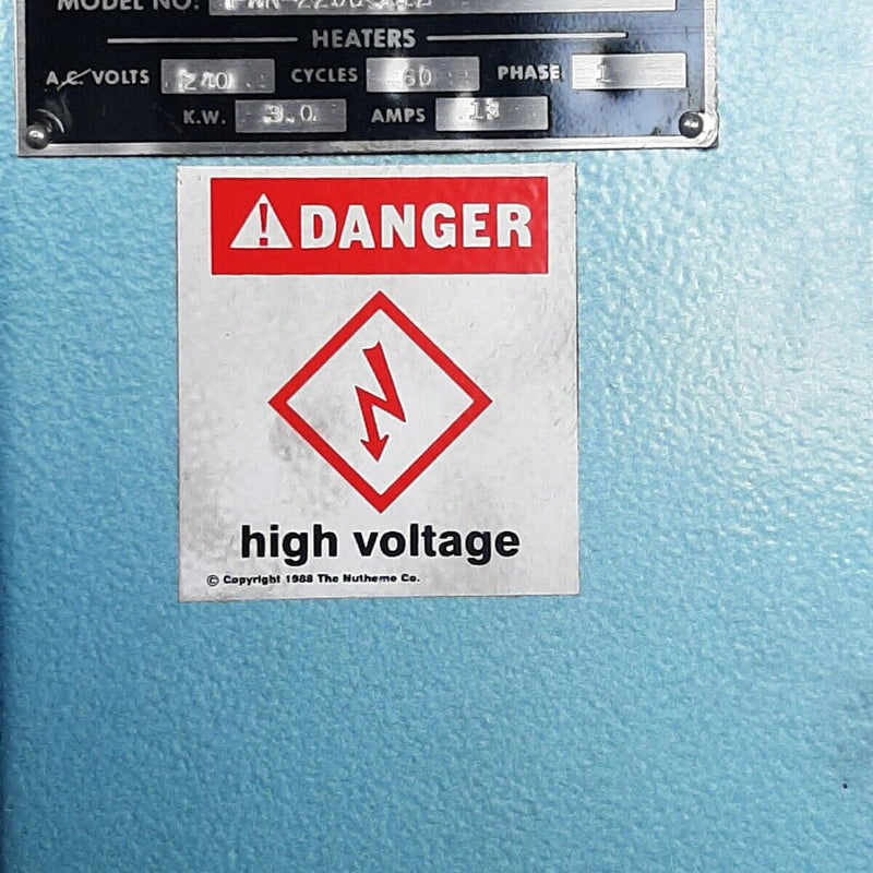 PHI PWR 2200 X 12 Heated Cooling Platen Strain Rod Bench Press