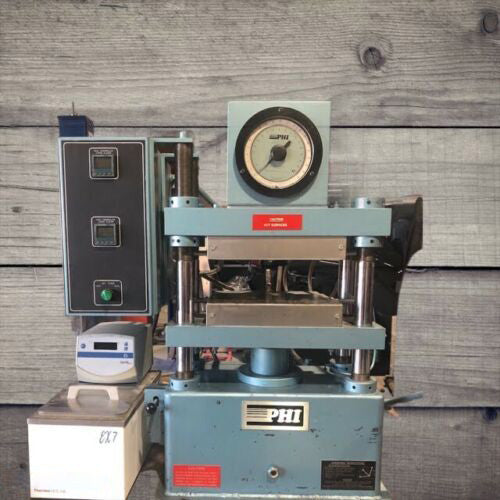 PHI PWR 2200 X 12 Heated Cooling Platen Strain Rod Bench Press