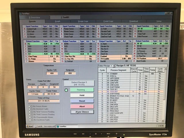 GSI Lumonics UltraDep 2000 PECVD (Plasma-Enhanced Chemical Vapor Deposition)