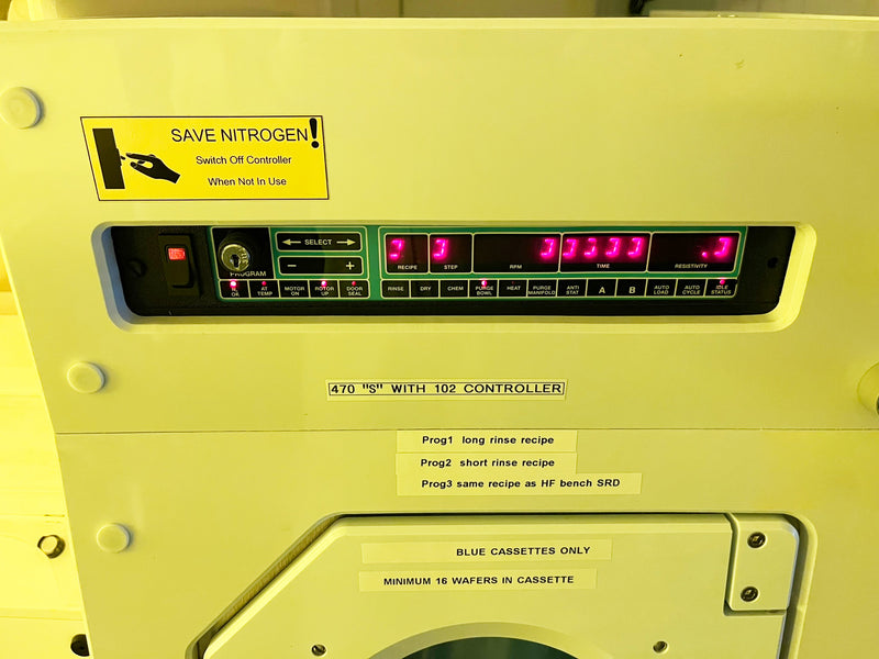 Semitool 470 S SRD (Spin Rinse Dryer)