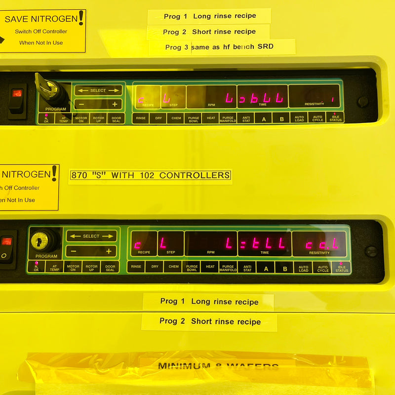 Semitool 870 S SRD (Spin Rinse Dryer)