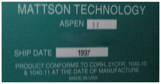 Mattson Aspen II Etcher / Asher