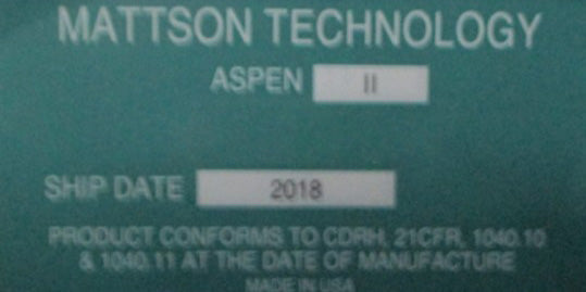 Mattson Aspen II Etcher / Asher