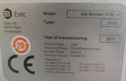 Esec 2100 XP Die Bonder