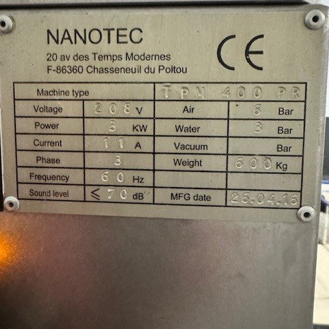 Somos / Nanotec TPM 400 PR Polisher