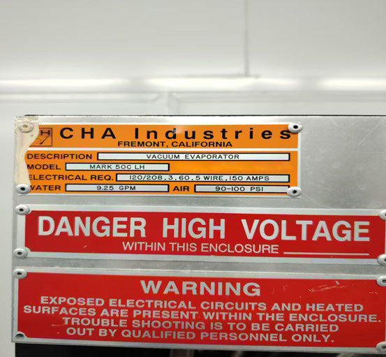 CHA Mark 50 LH Vacuum Evaporator