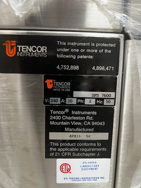 KLA Surfscan 7600 Particle Defect System