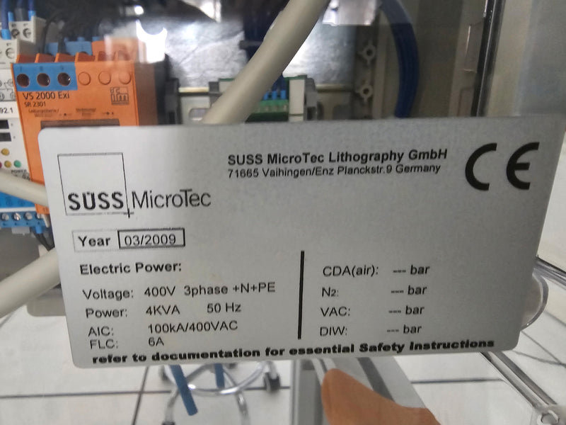 SUSS Delta 80 Spin Coater / Developer
