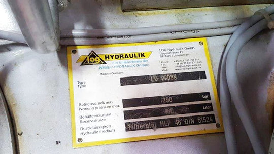 Log Hydraulic L 0 06039 Hydraulic Pump