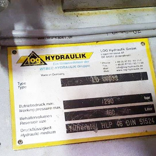 Log Hydraulic L 0 06039 Hydraulic Pump