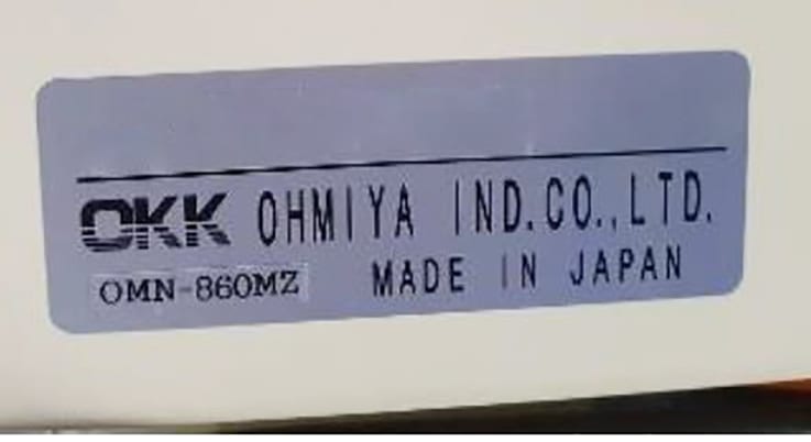 Ohmiya OMN 860 MZ Manual Tape Mounter
