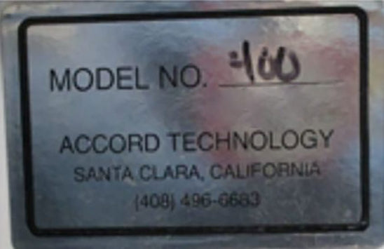 Accord Technology 400 Waterjet