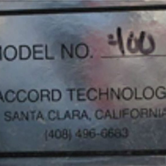 Accord Technology 400 Waterjet