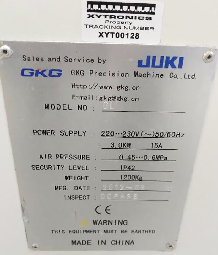 Juki GL Screen Printer