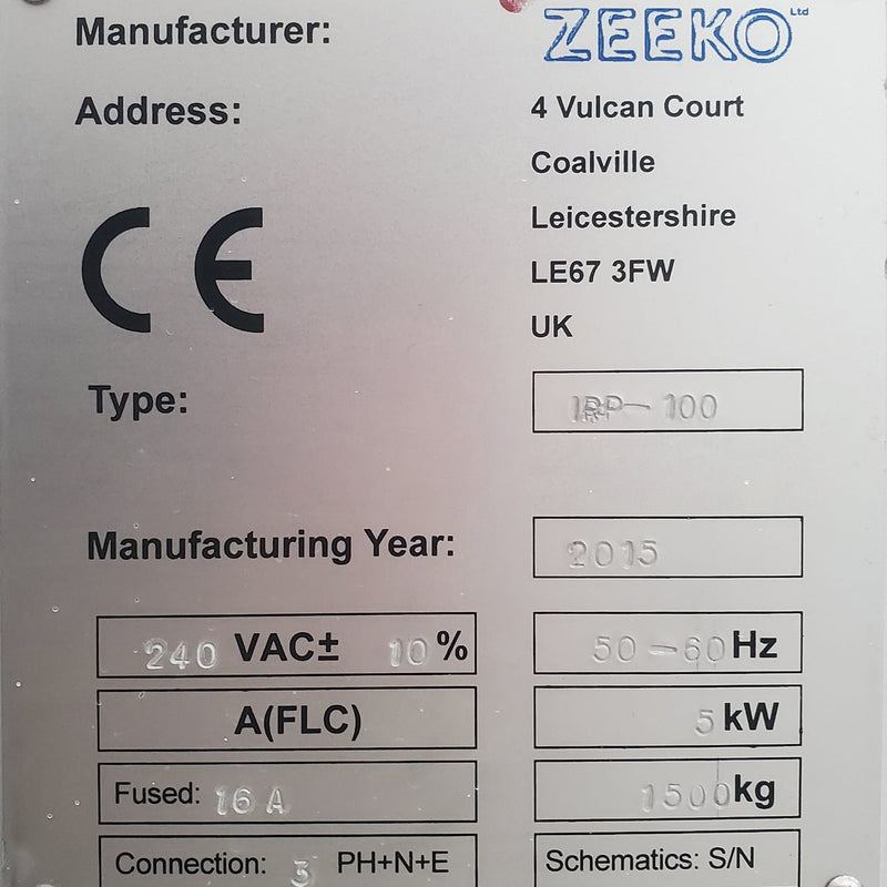 Zeeko IRP 100 CNC Polisher