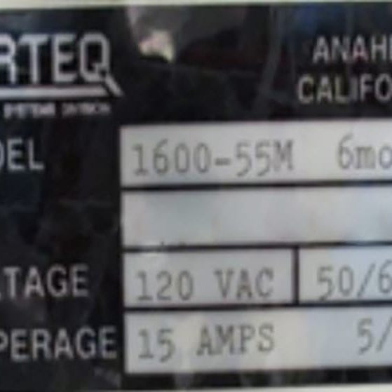 Verteq 1600 55 M SRD (Spin Rinse Dryer)