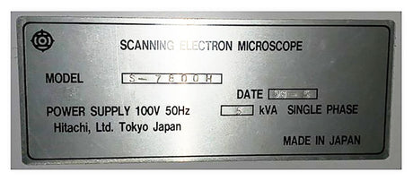 Hitachi S 7800 H CD-SEM (Critical Dimension Scanning Electron Microscope)