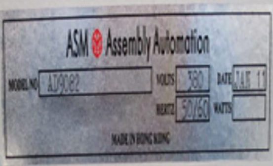 ASM AD 9082 Chip Bonder