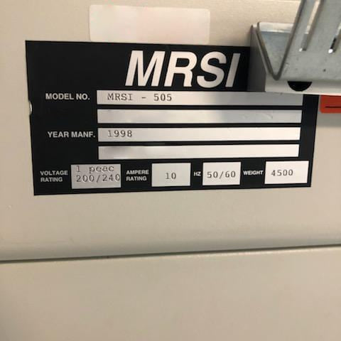 MRSI 505 Pick and Place