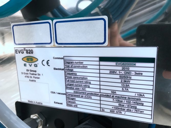 EVG 820 Bonder