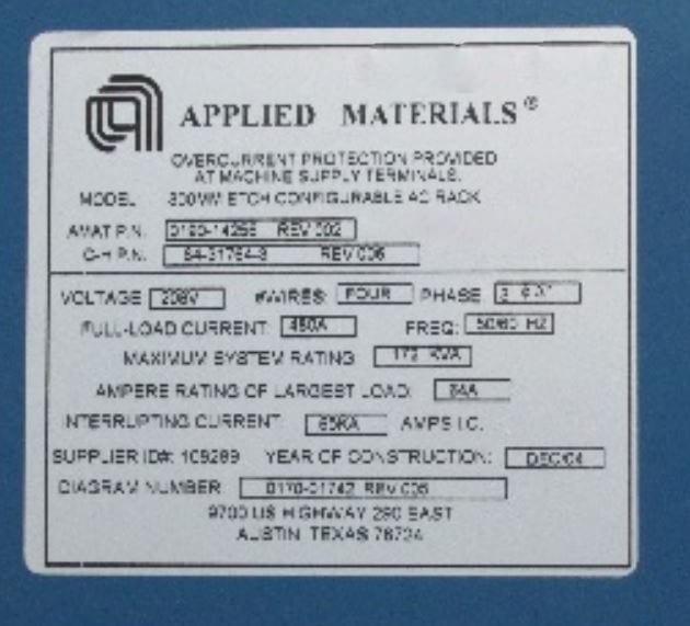 Applied Materials Centura Enabler Dry Etcher