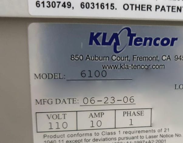 KLA 6100 Defect Inspection Machine
