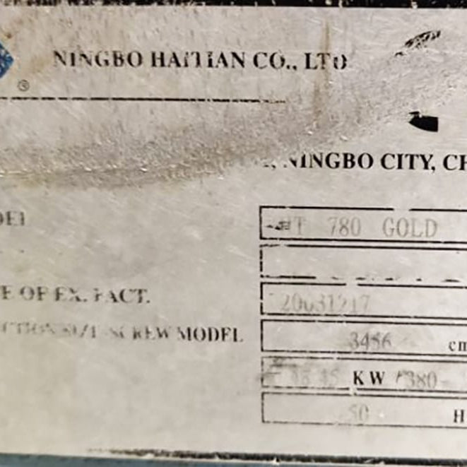 Ningbo Haitian HT 780 Gold AIM Molding Machine
