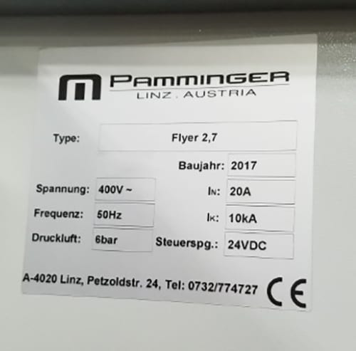 Pamminger Flyer 2.7 Pallet Wrapping Machine