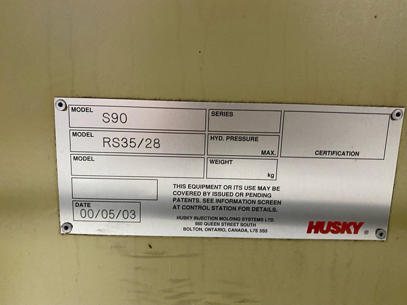 Husky S 90 R 35/28 Injection Molding Machine