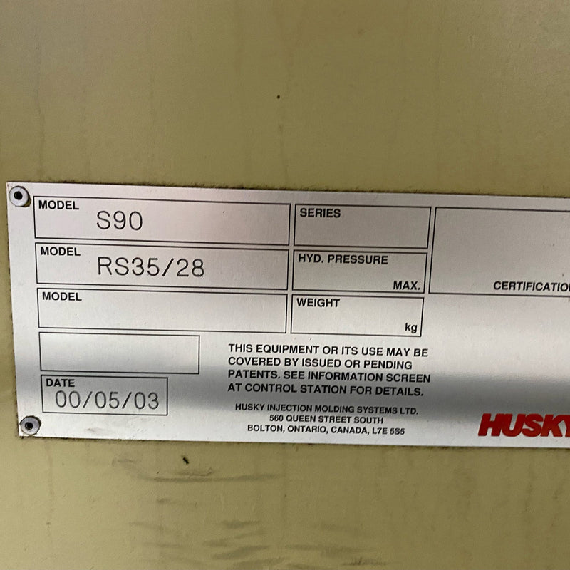 Husky S 90 R 35/28 Injection Molding Machine
