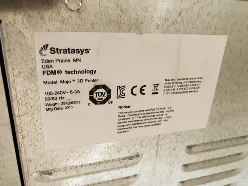 Stratasys Mojo 3D Printer