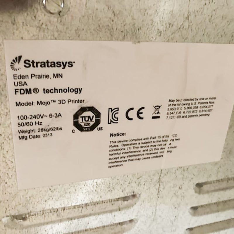 Stratasys Mojo 3D Printer
