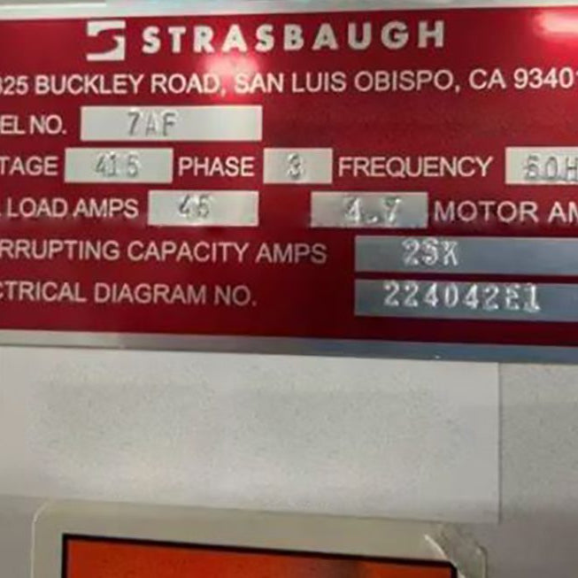 Strasbaugh 7 AF Back Grinder