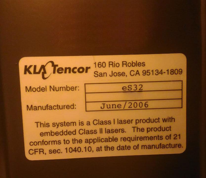 KLA eS 32 E-Beam Inspection System