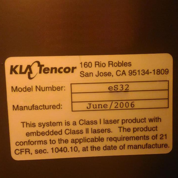 KLA eS 32 E-Beam Inspection System